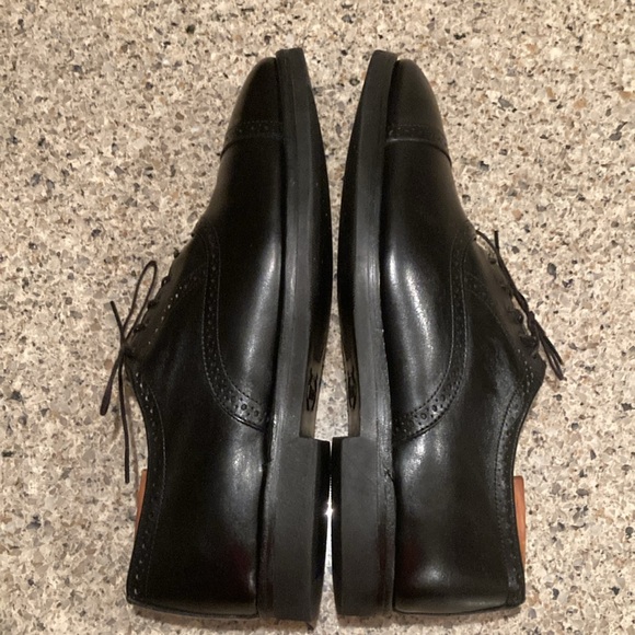 Men’s 9.5B Allen Edmonds Van Ness Black Leather Cap Toe Oxford - Picture 8 of 13